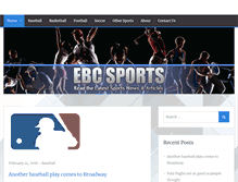 Tablet Screenshot of ebcsports.com
